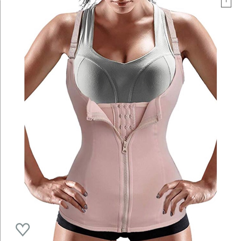 Women Waist Trainer Corset Body Shaper Zipper NWOT